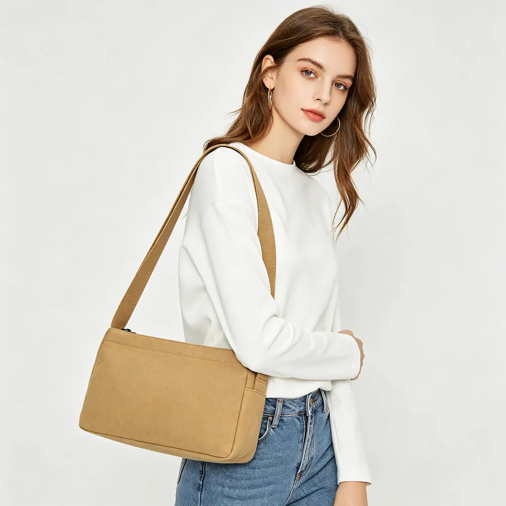 Khaki Canvas Bag