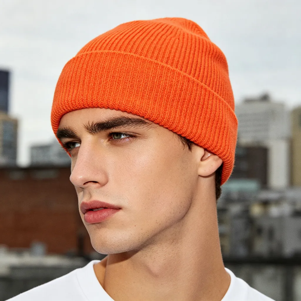 Orange Knit Beanie