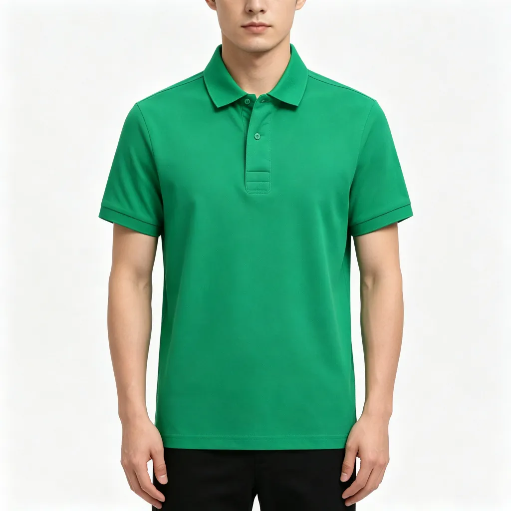 Emerald Green Collared Polo Shirt