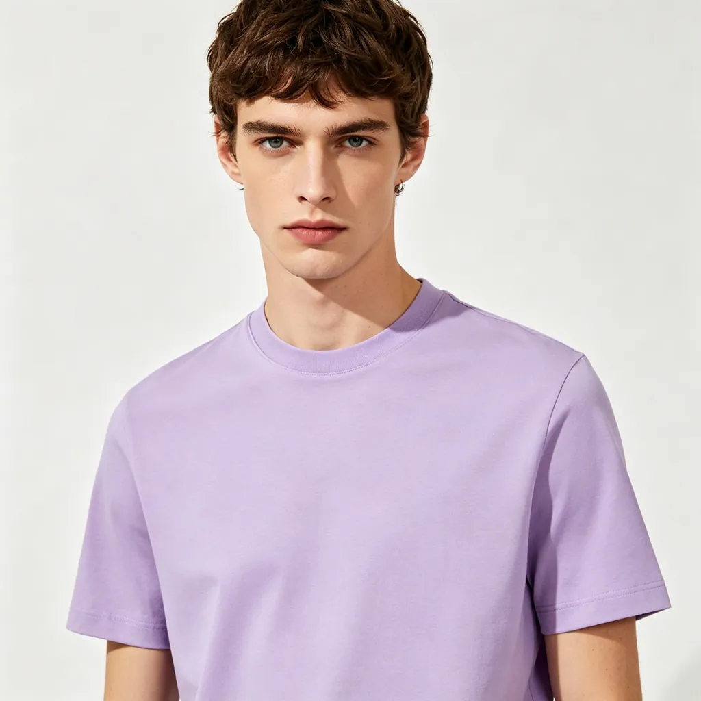 Lavender Crew-Neck T-Shirt