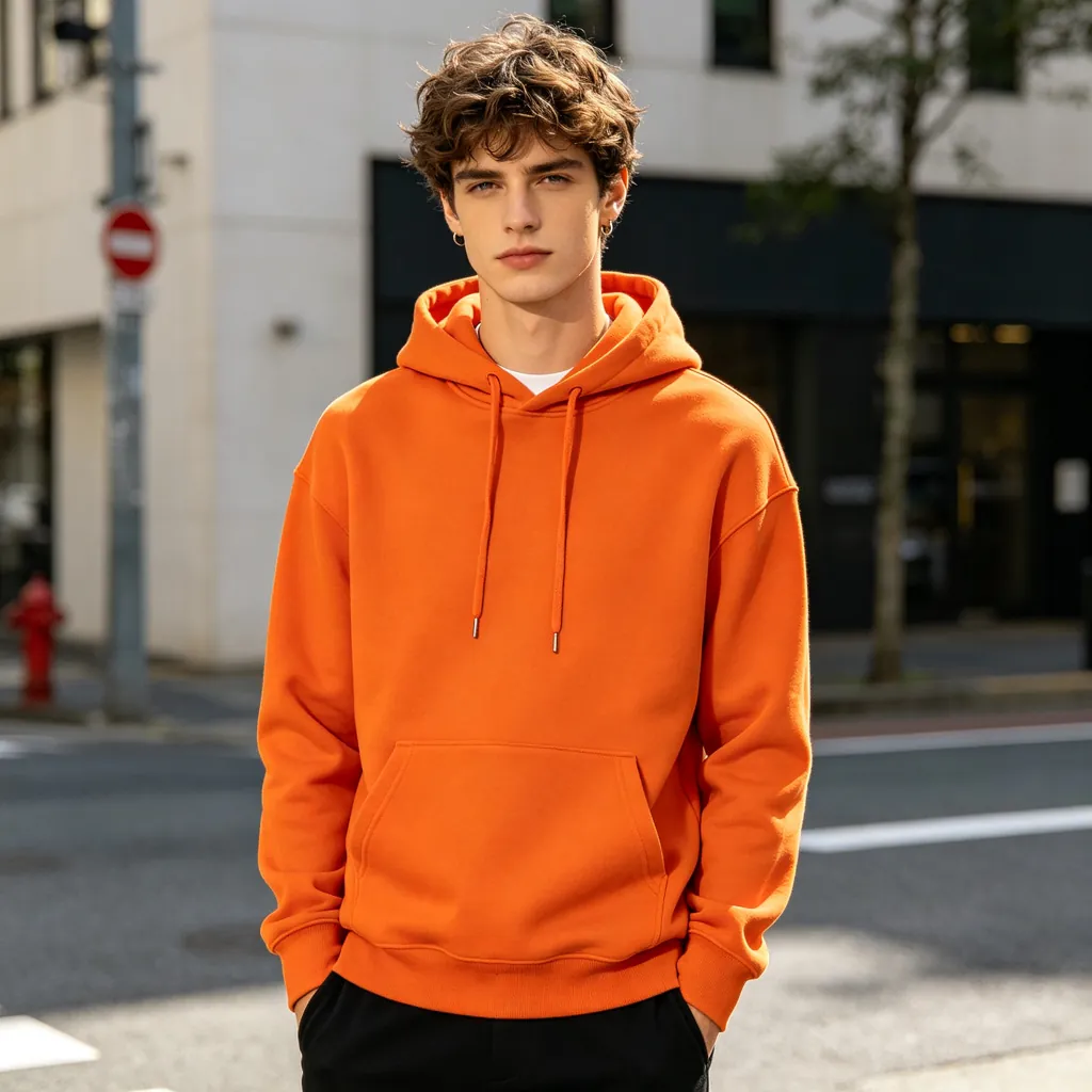 Orange Hoodie