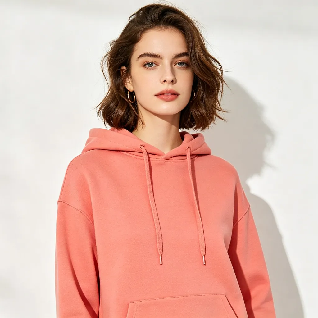 Coral Pink Hoodie