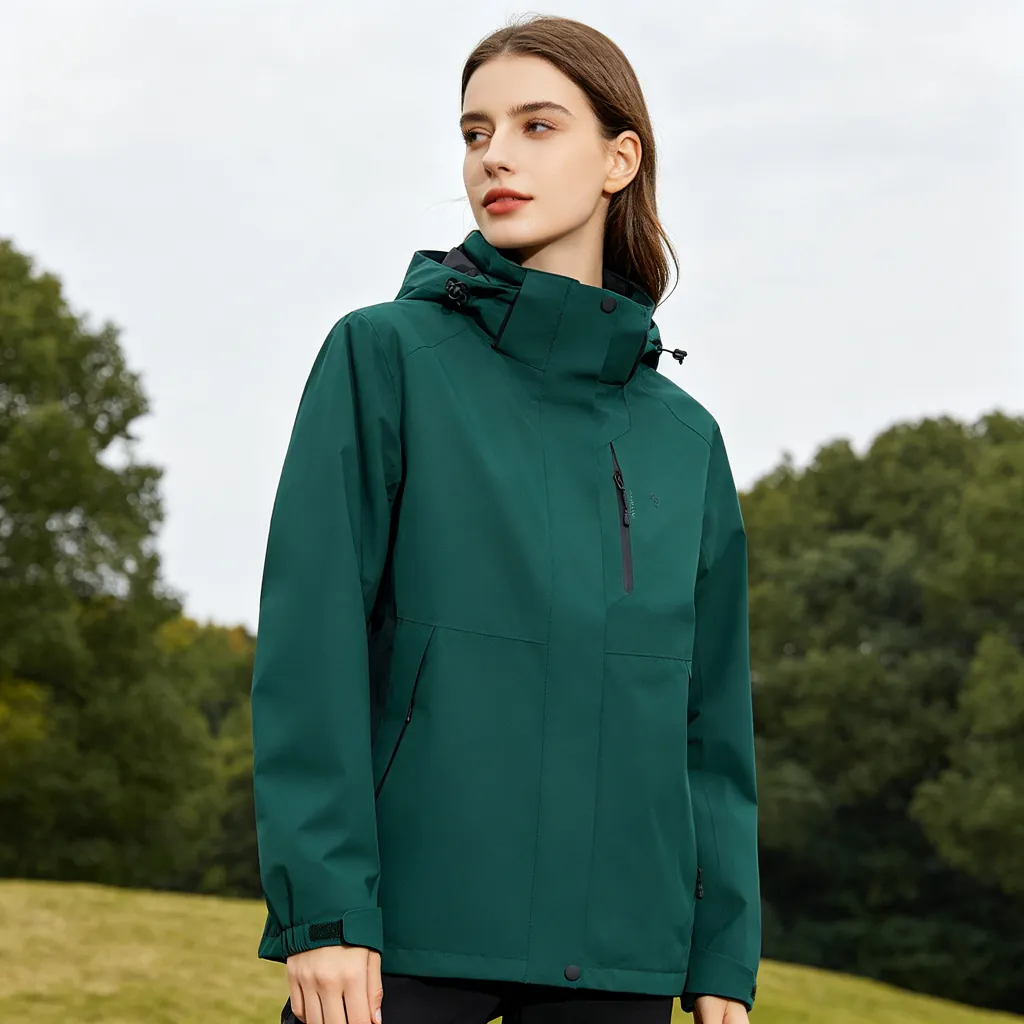 Forest Green Outdoor Shell Jacket