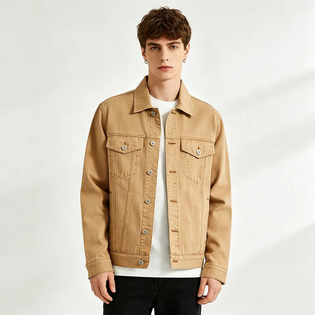 Khaki Denim Jacket