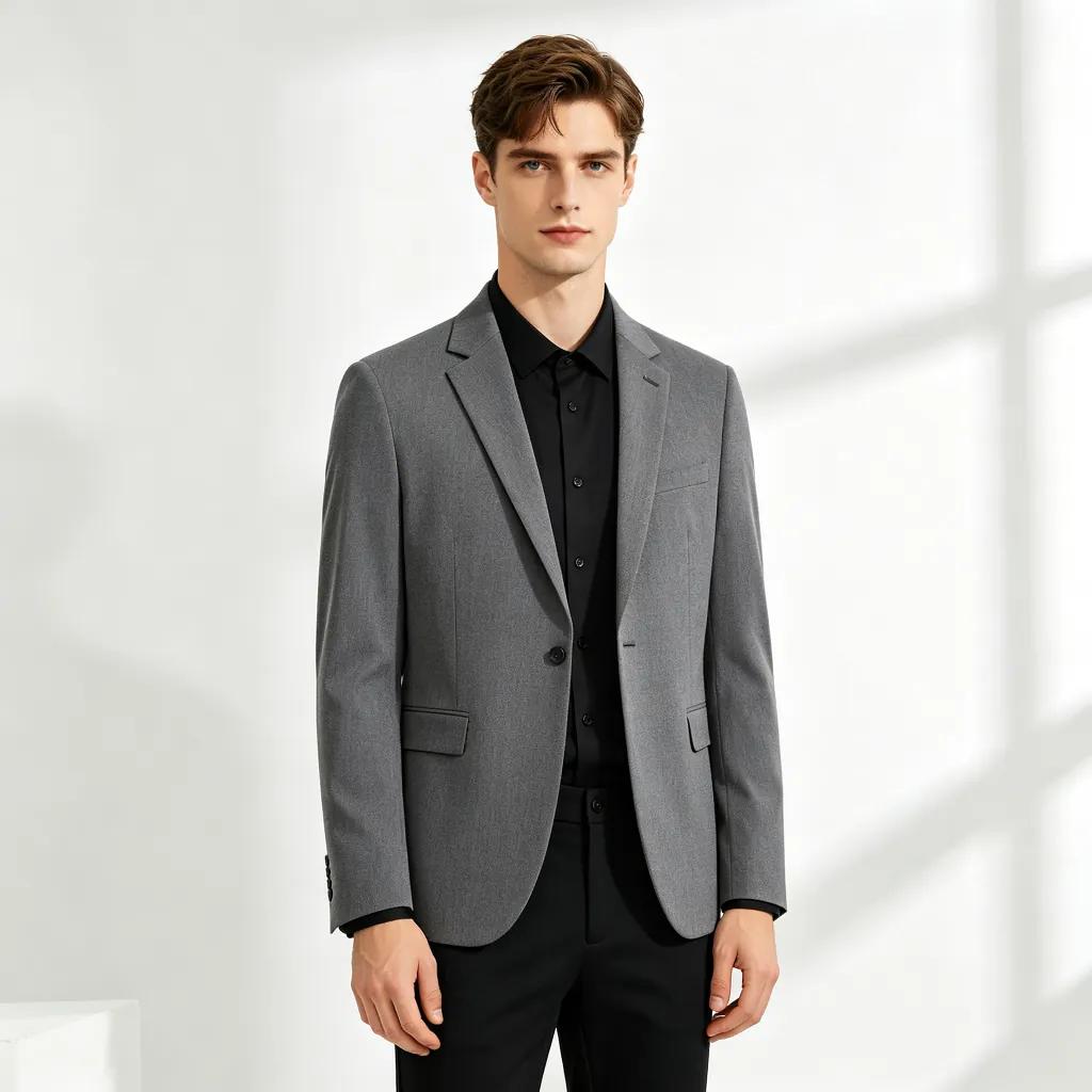 Gray Business Jacket