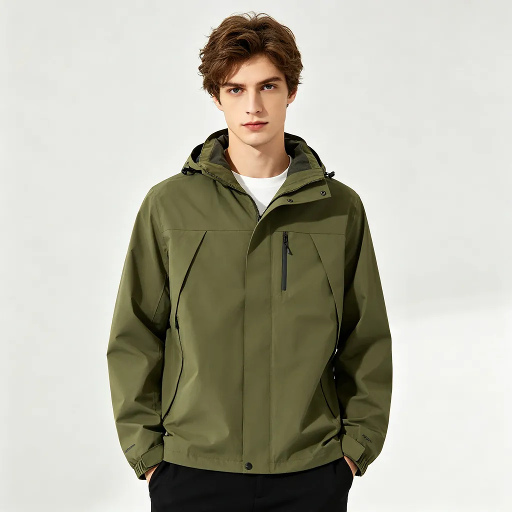 Army Green Outdoor Shell Jacket