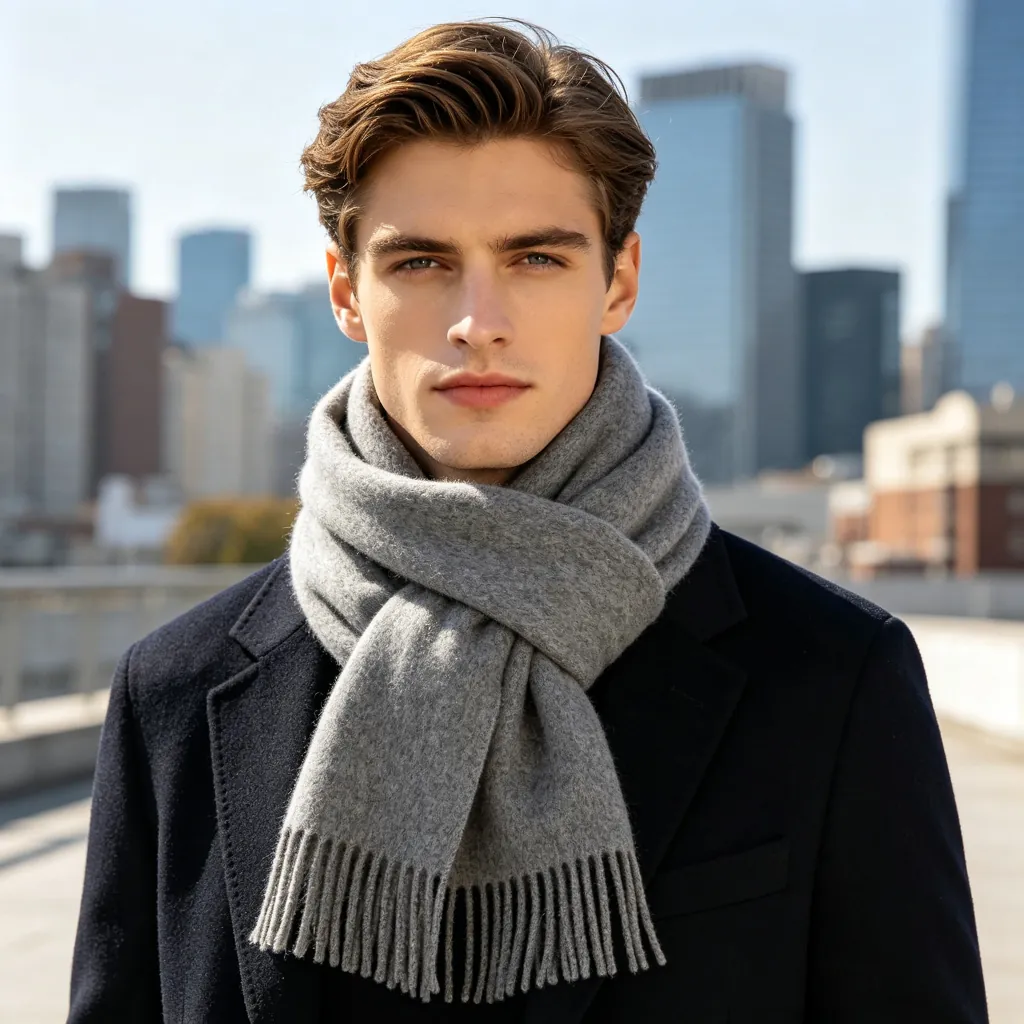 Dark Gray Crew-Neck Knit Sweater