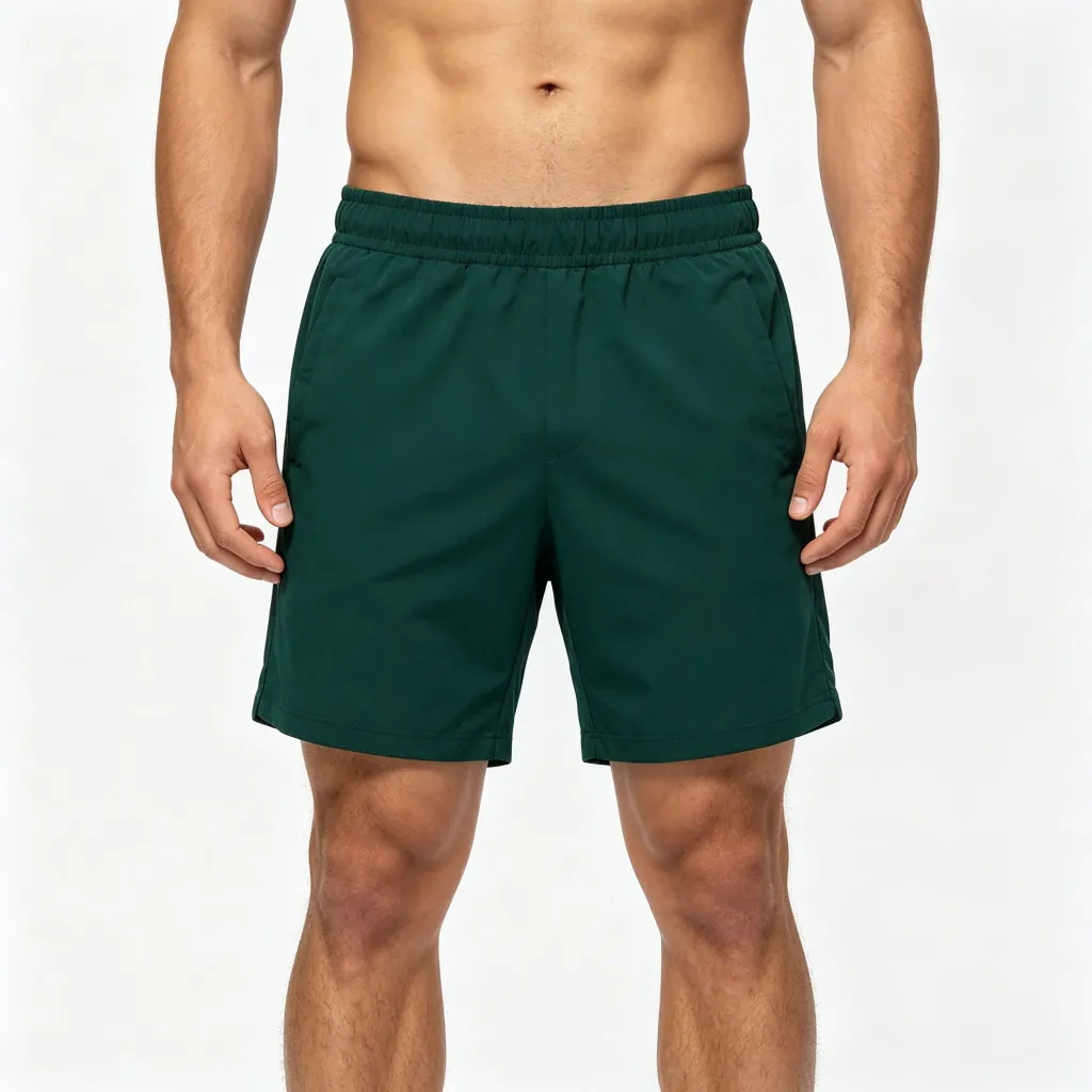 Deep Green Athletic Shorts