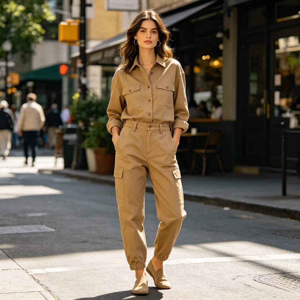 Khaki Cargo Pants