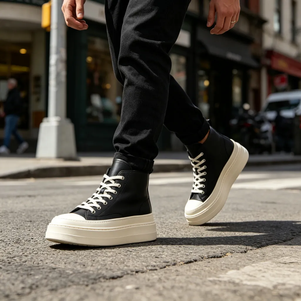 High Top Platform Sneakers