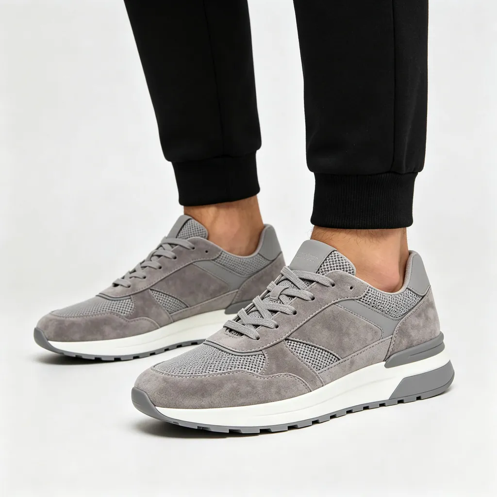 Gray Casual Sneakers