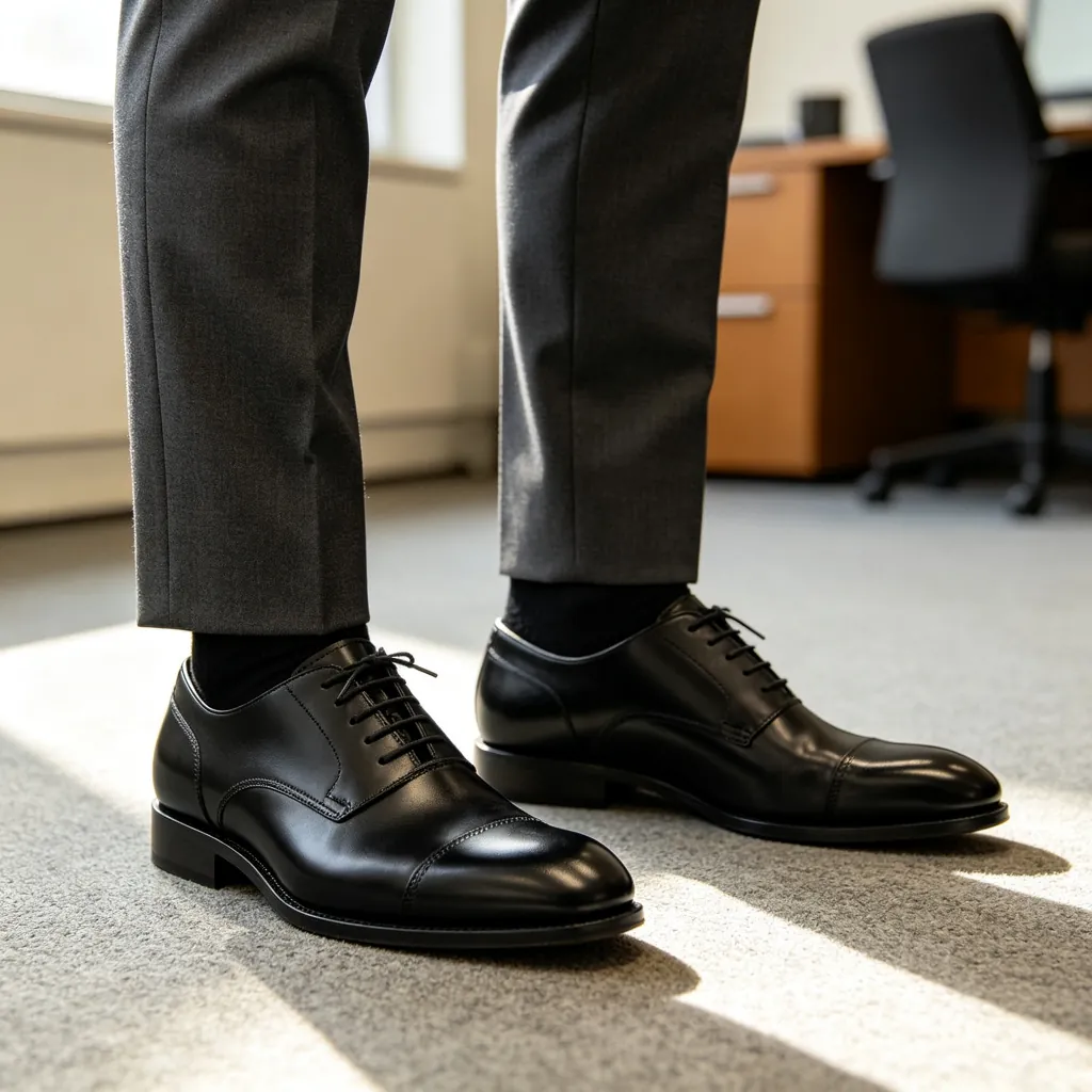Black Formal Leather Shoes