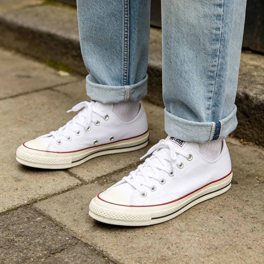 White Canvas Sneakers