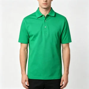 Emerald Green Collared Polo Shirt