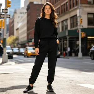 Black Jogger Sweatpants