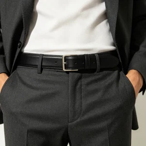 Black Leather Belt