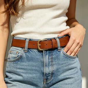 Brown Leather Belt