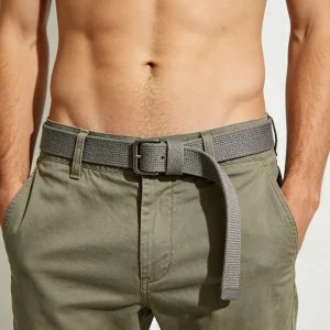 Gray Canvas Belt