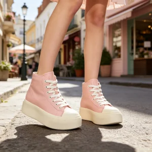 High Top Platform Sneakers