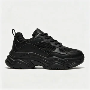 Black Athletic Casual Sneakers