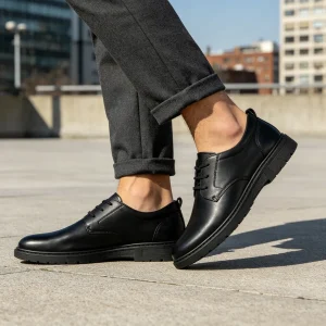 Black Casual Leather Shoes