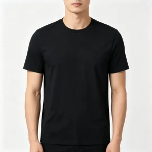 Black Crew-Neck T-Shirt