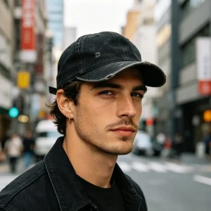 Distressed Baseball Cap