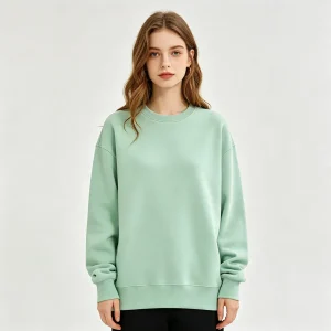 Mint Green Crew-Neck Sweatshirt