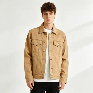 Khaki Denim Jacket