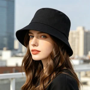 Black Bucket Hat