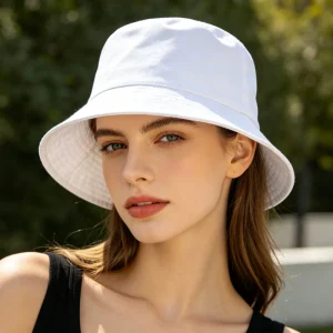 White Bucket Hat
